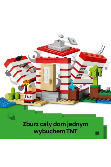 LEGO Minecraft Dom TNT w d�ungli 21275