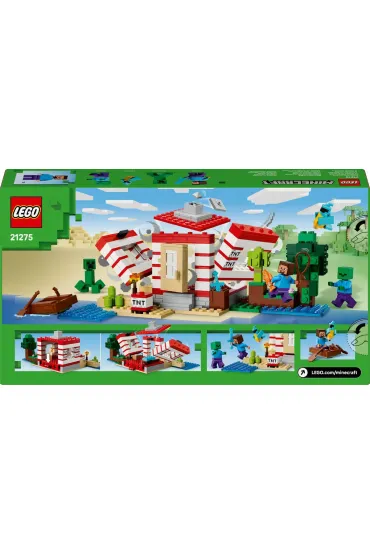 LEGO Minecraft Dom TNT w d�ungli 21275
