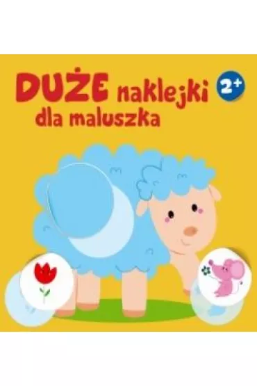 Du�e naklejki dla maluszka. Owieczka 2+