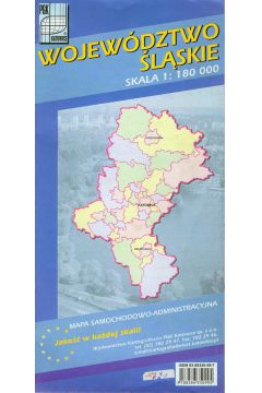 Wojew�dztwo �l�skie mapa samochodowa