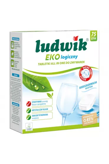 Ludwik Ekologiczne tabletki all in one do zmywarek 40 szt.