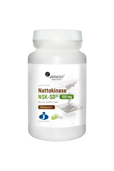 Aliness Nattokinase NSK-SD® 100 mg suplement diety 60 kaps.
