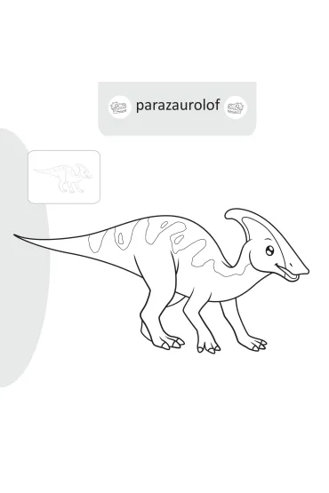 Malowanie-doklejanie. Dinozaury