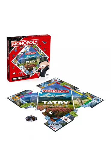 Puzzle 1000 el. Monopoly Board Tatry i Zakopane Winning Moves