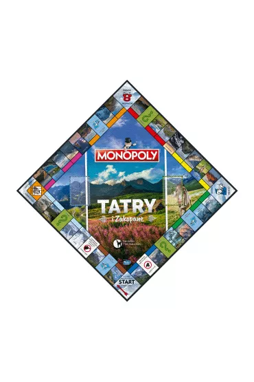 Puzzle 1000 el. Monopoly Board Tatry i Zakopane Winning Moves