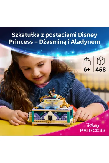 LEGO Disney Princess Szkatu�ka na bi�uteri� D�asminy 43295