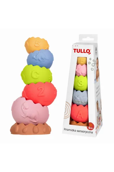 Piramida sensorycznadukacyjna edu bez dziurki Tullo