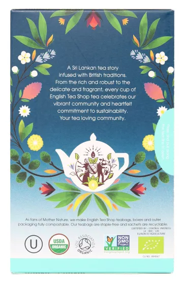 English Tea Shop Herbata Morning, Noon and Nighters, 5 smakw 20 x 1,95 g Bio