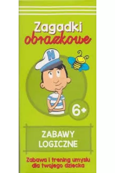 Kapitan Nauka. Zagadki obrazkowe. Zabawy logiczne 6+ - Natalia Minge, Krzyszto Minge
