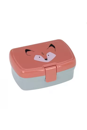 Lassig Zestaw na lunch Lunchbox + Tritanowa butelka - bidon 460 ml About Friends Lis