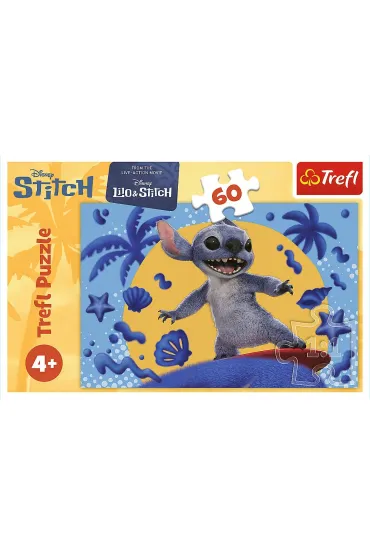Puzzle 60 el. Dzie� ze Stitchem Trefl