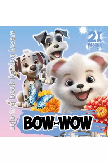 Kolorowanka usztywniana Bow Wow niebieska