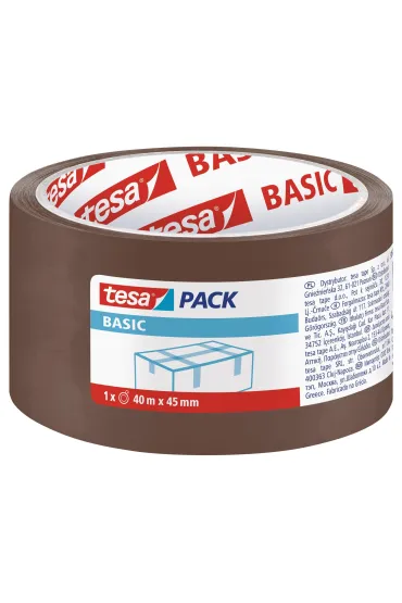 Tesa Ta�ma pakowa br�zowa Basic 40m x 45mm