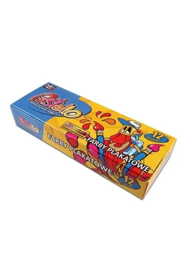Pastello Farby plakatowe 20 ml x 12 kolor�w