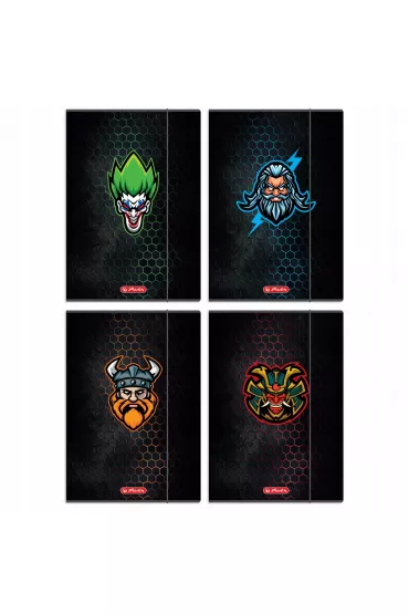 Herlitz Teczka rysunkowa A4 z gumk� Game Avatars