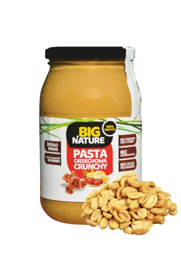 Big Nature Pasta orzechowa crunchy 1 kg