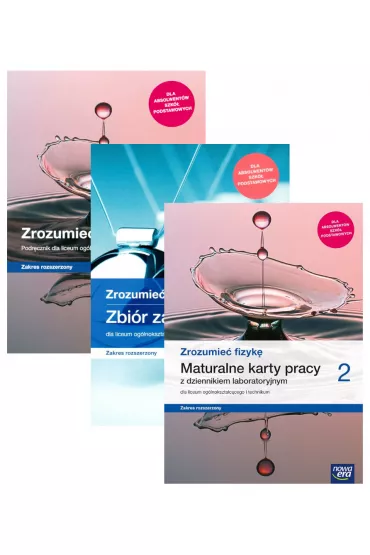 Zrozumie fizyk 2. Podrcznik, maturalne karty pracy i zbir zada dla liceum oglnoksztaccego i technikum. Zakres rozszerzony. Szkoa ponadpodstawowa - Bogdan Mendel, Janusz Mendel, Joanna Borgensztajn, Krzysztof Byczuk, Marcin Braun, Teresa Stolecka, Elbieta Wjtowicz, Agnieszka  Byczuk, Piotr Toma