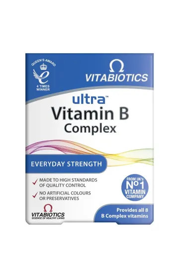 Vitabiotics Ultra Vit B Complex suplement diety 60 tab.