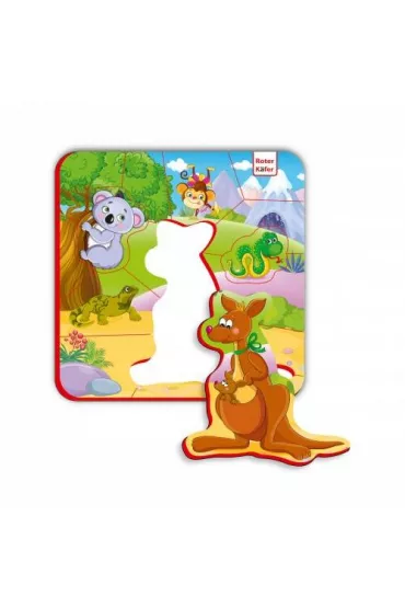 Puzzle piankowe magnetyczne Zwierz�ta z Australii Roter Kafer