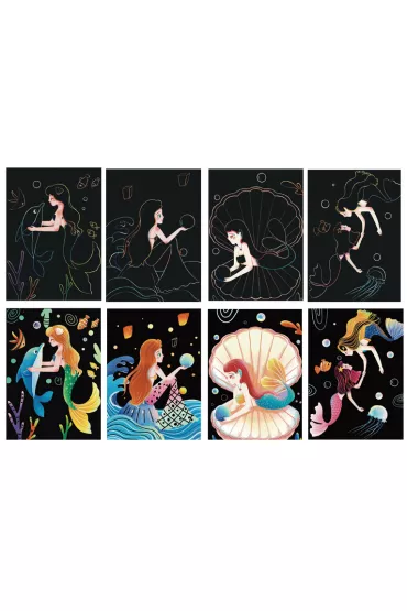 Twoje Hobby Mermaid. Magiczna zdrapka - wydrapywanka 21.0 x 29.8 cm