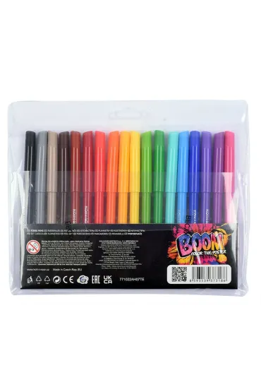 Pisaki 18 kolor�w zmywalne Boom  etui KOH-I-NOOR 1022AH/7TE