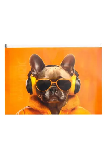 Panta Plast Koperta A4 PP z nadrukiem zip Cool Dog
