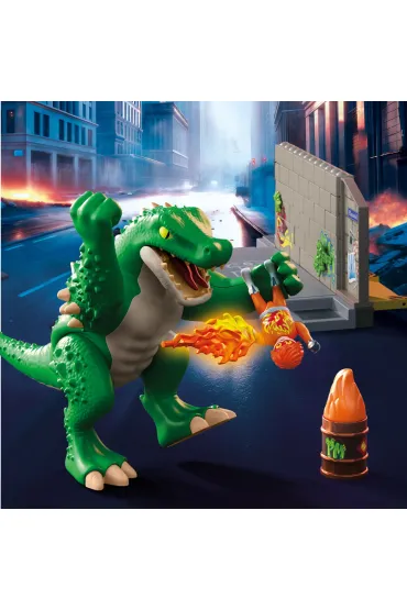 PLAYMOBIL Heroes Playmobil Bohaterski pojedynek z jaszczurem 71831