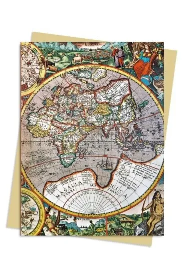 Karnet B6 Antyczna mapa �wiata