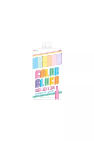 Ooly Zakre�lacze geometryczne Color Block 6 kolor�w