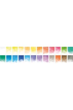 Milan Farby akwarelowe w kostkach, metalowa kasetka 24 kolory