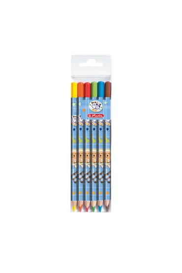 Herlitz Kredki Pretty Pets Jumbo 6 kolor�w