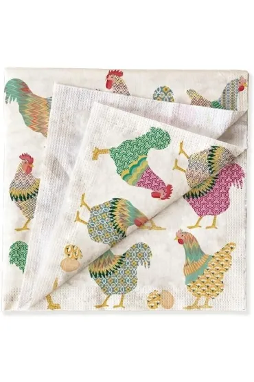 Tassotti Serwetki Koguty i kury 33x33cm 20 szt