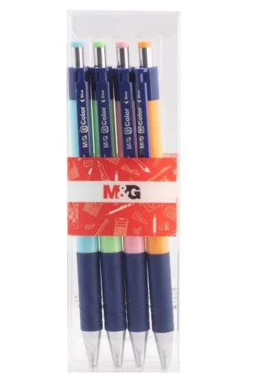 M&G D�ugopis pstrykany niebieski 0.7mm