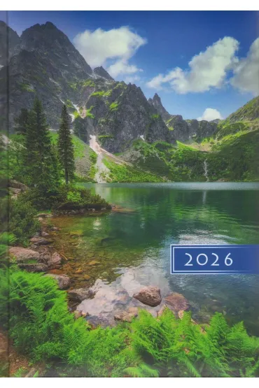 Kalendarz 2026 A5 dzienny krajobraz
