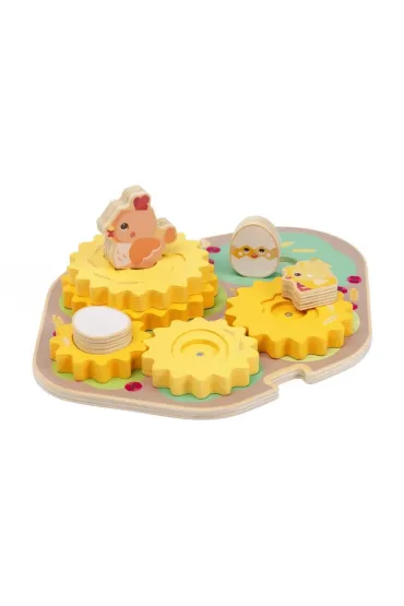 Puzzle Drewniana Uk�adanka Z Kurkami Chicco