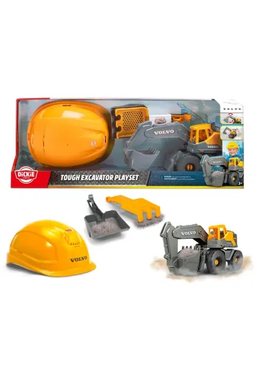Koparka Volvo Dickie z kaskiem 28cm Simba
