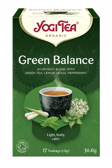 Yogi Tea Herbata zielona r�wnowaga (green balance) 17 x 1.8 g Bio