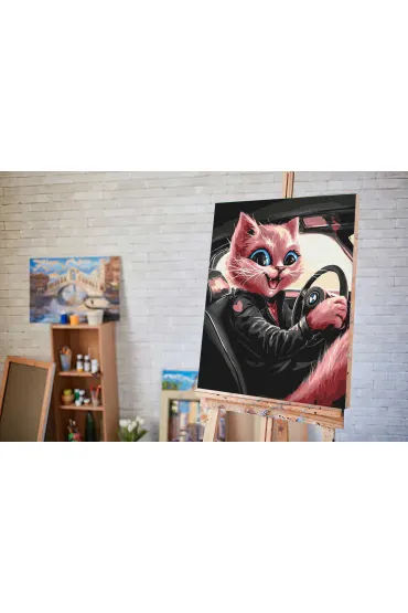 Twoje Hobby Malowanie po numerach - Nowoczesny kot 40x50cm