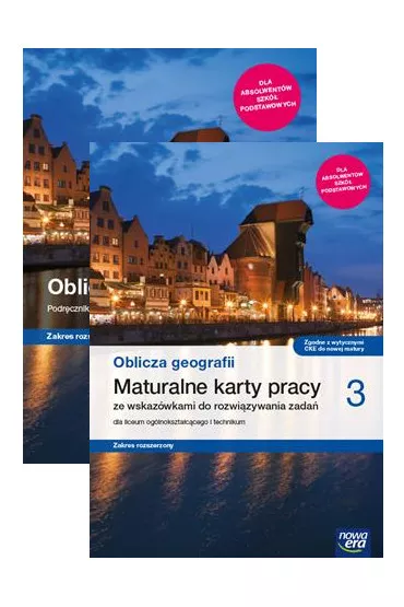 Pakiet Oblicza geografii 3. Podrcznik i maturalne karty pracy dla liceum oglnoksztaccego i technikum. Zakres rozszerzony. Szkoy ponadpodstawowe - Marcin witoniak, Marek Wickowski, Roman Malarz, Teresa Wieczorek, Violetta Feliniak, Bogusawa  Marczewska, Tomasz Karasiewicz, Waldemar Siliczak