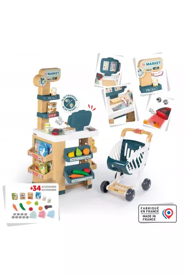 Market z w�zkiem Smoby