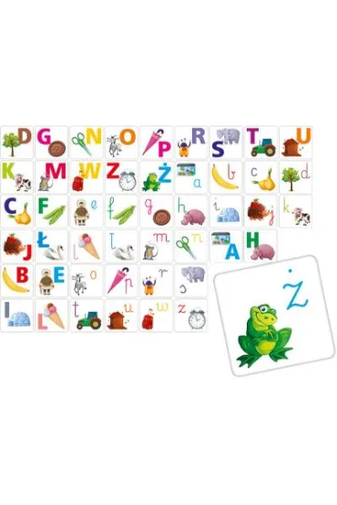 Memory. Literki ma�e i du�e Adamigo