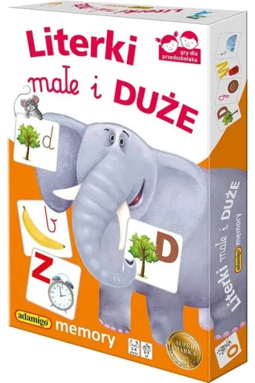 Memory. Literki ma�e i du�e Adamigo