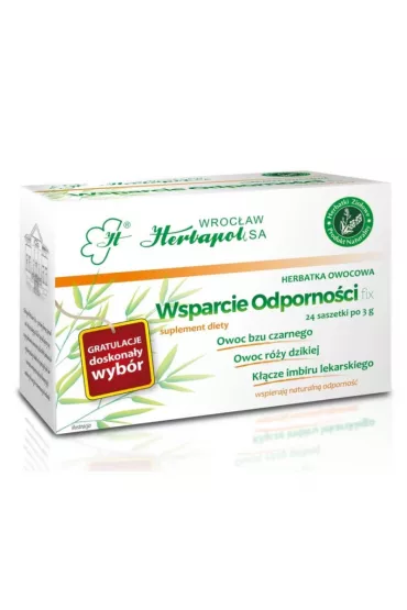 Herbapol Wroc�aw Wsparcie Odporno�ci - herbatka Suplement diety 24 x 3 g