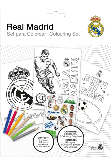 Zestaw do kolorowania Real Madrid RM00025