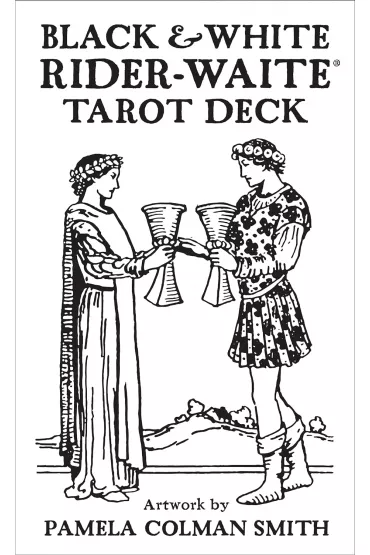 Black & White Rider-Waite Tarot, karty do wr�enia - Jody  Boginski Barbessi