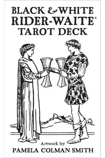 Black & White Rider-Waite Tarot, karty do wr�enia - Jody  Boginski Barbessi