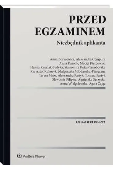 eBook Przed egzaminem. Niezb�dnik aplikanta pdf - Teresa Mr�z