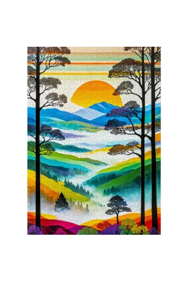 Puzzle 1000 Zach�d s�o�ca Enjoy