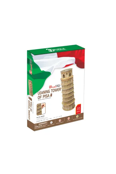 Puzzle 3D 30 el. Krzywa Wie�a w Pizie Cubic Fun