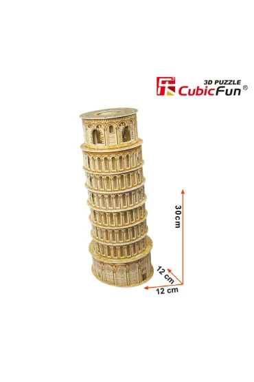 Puzzle 3D 30 el. Krzywa Wie�a w Pizie Cubic Fun